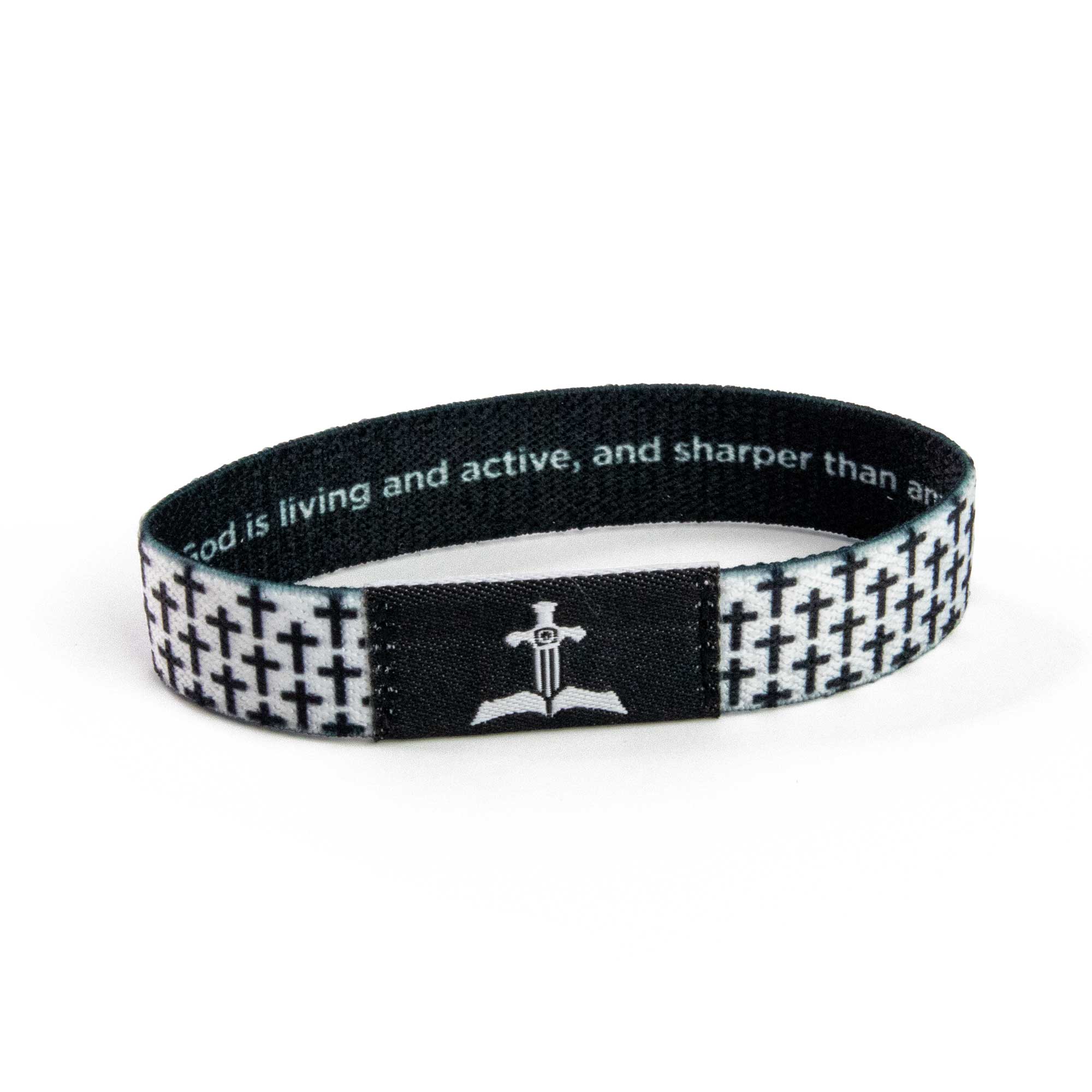 Black and White - Crosses, Hebrews 4:12 Image