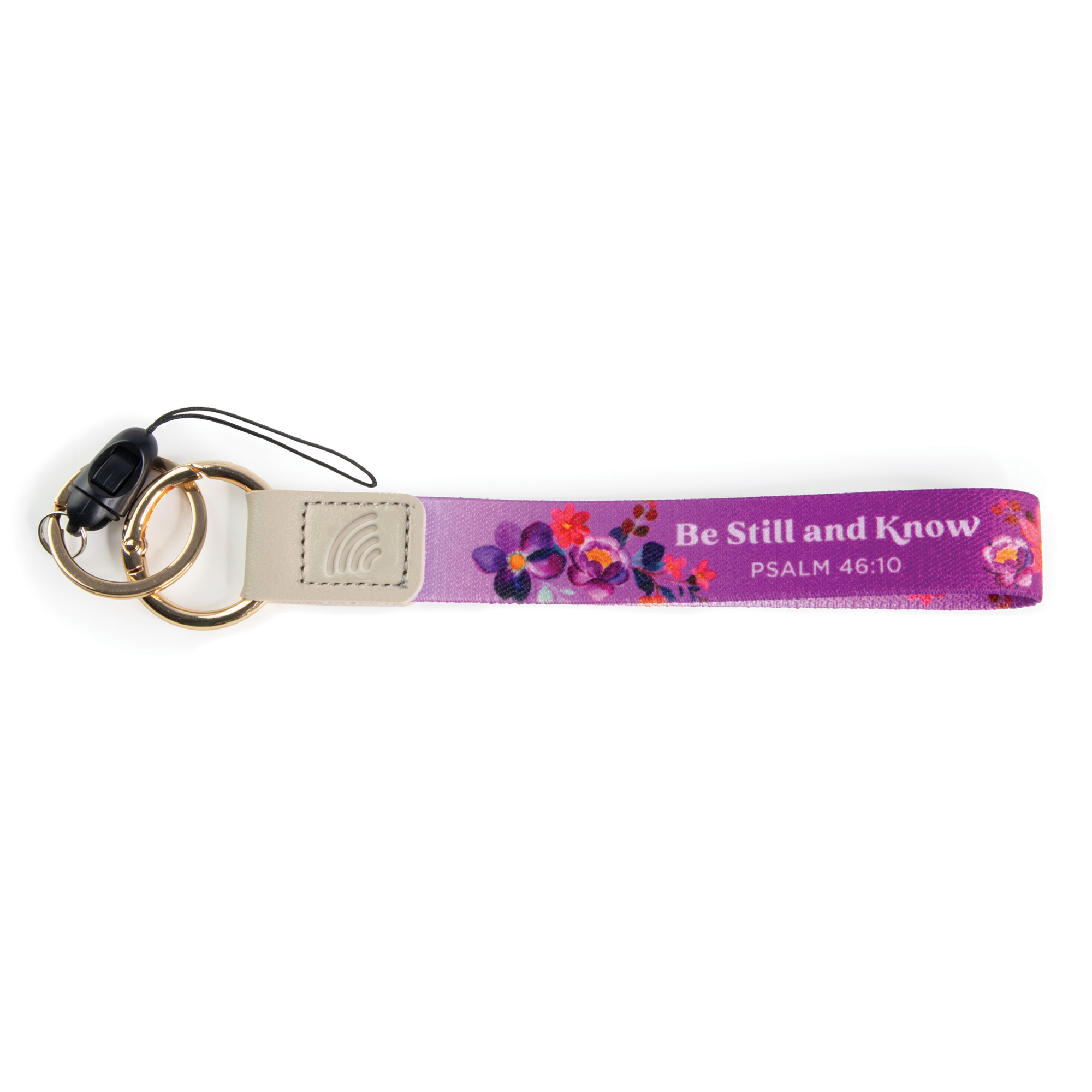 Wrist Lanyard — Be Still, Psalm 46:10 Image