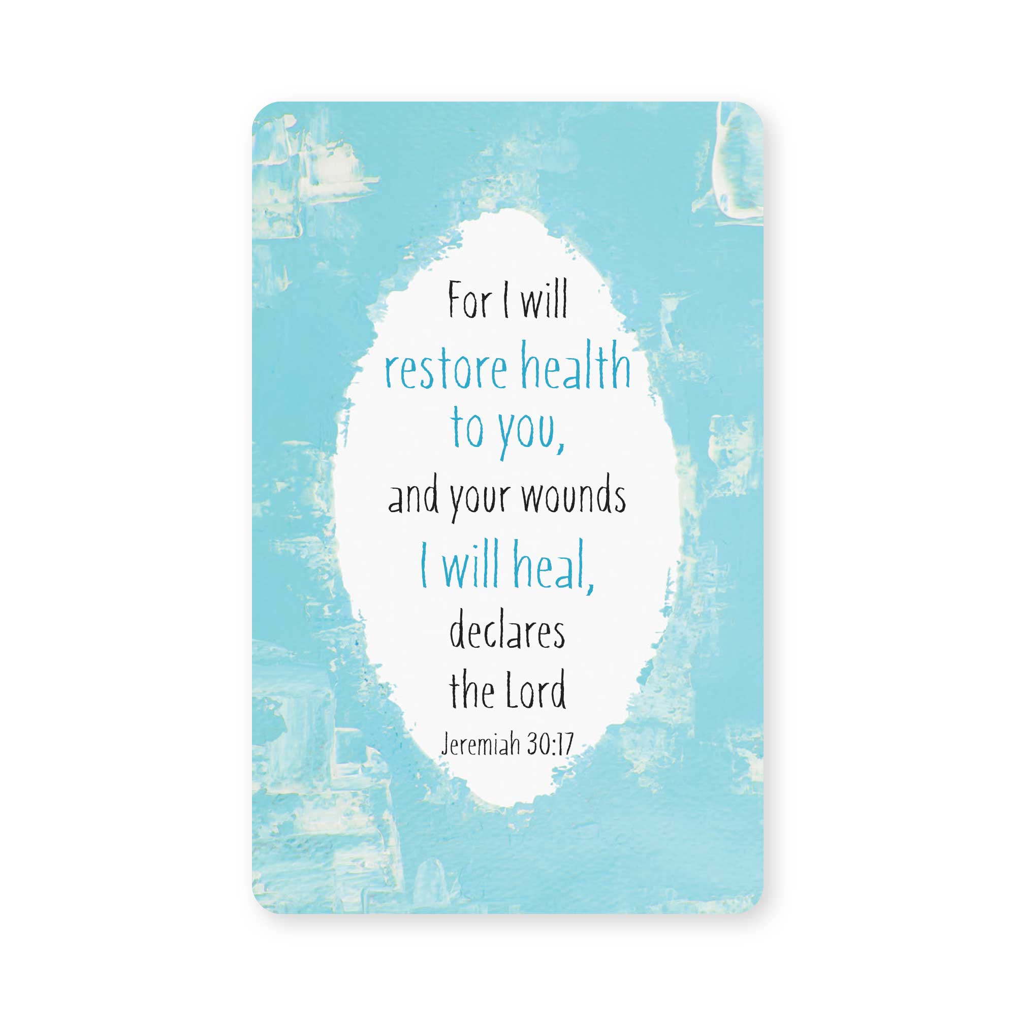 Restore Health — Jeremiah 30:17 Image