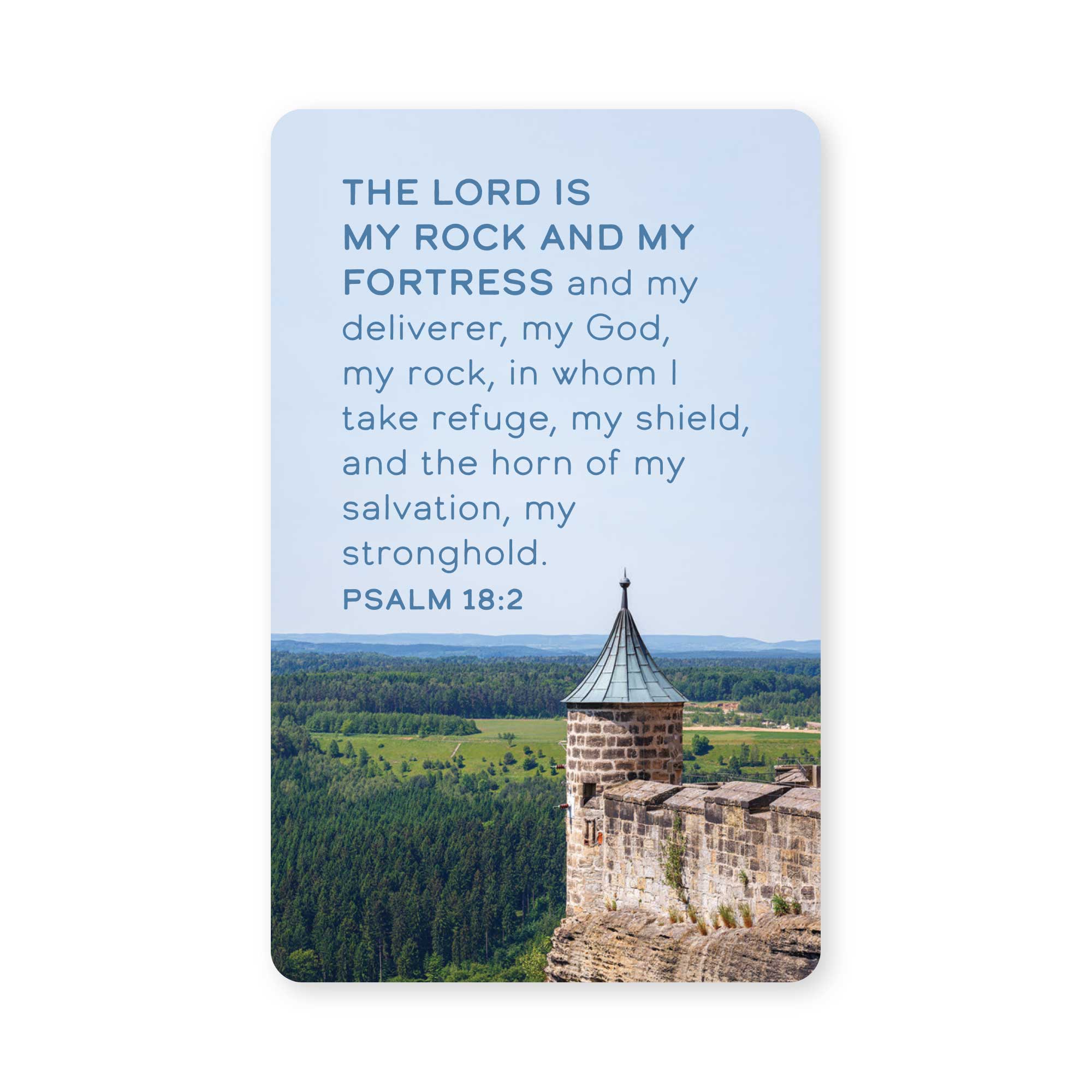 My Rock and My Fortress — Psalm 18:2 Image