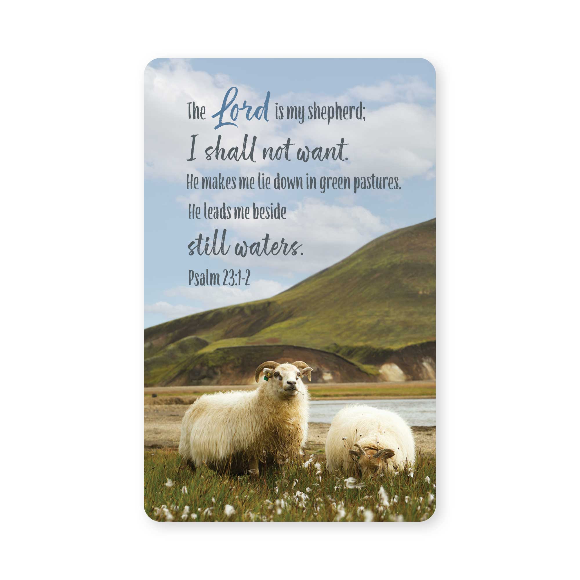 The Lord is My Shepherd — Psalm 23:1-2 Image