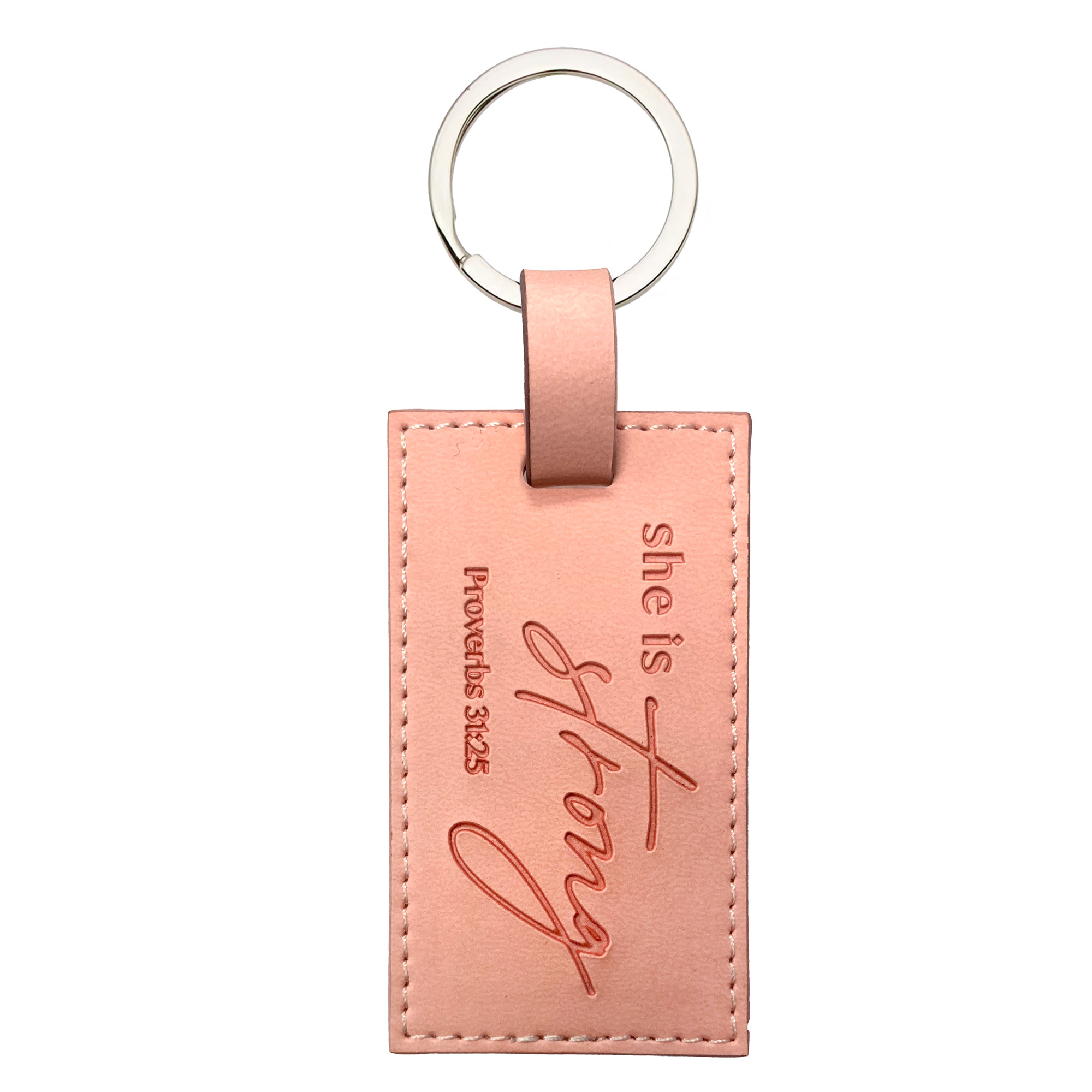 She is Strong — Proverbs 31:25, Pink Image