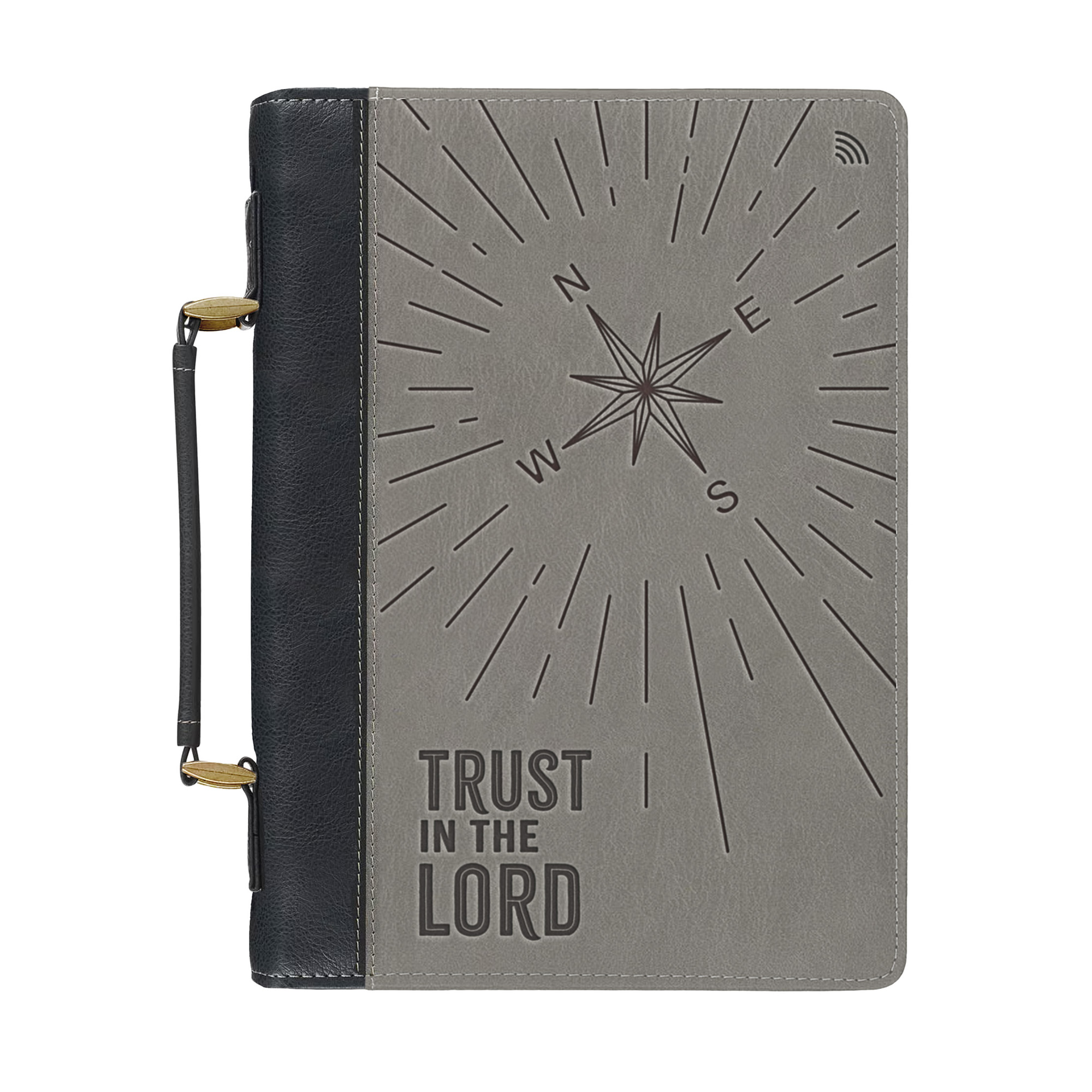 Trust in the Lord - Large — Proverbs 3:5, Gray Image