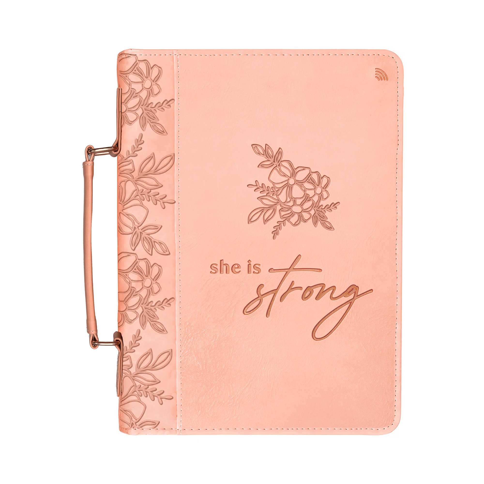 She is Strong - Medium — Proverbs 31:25, Pink Image