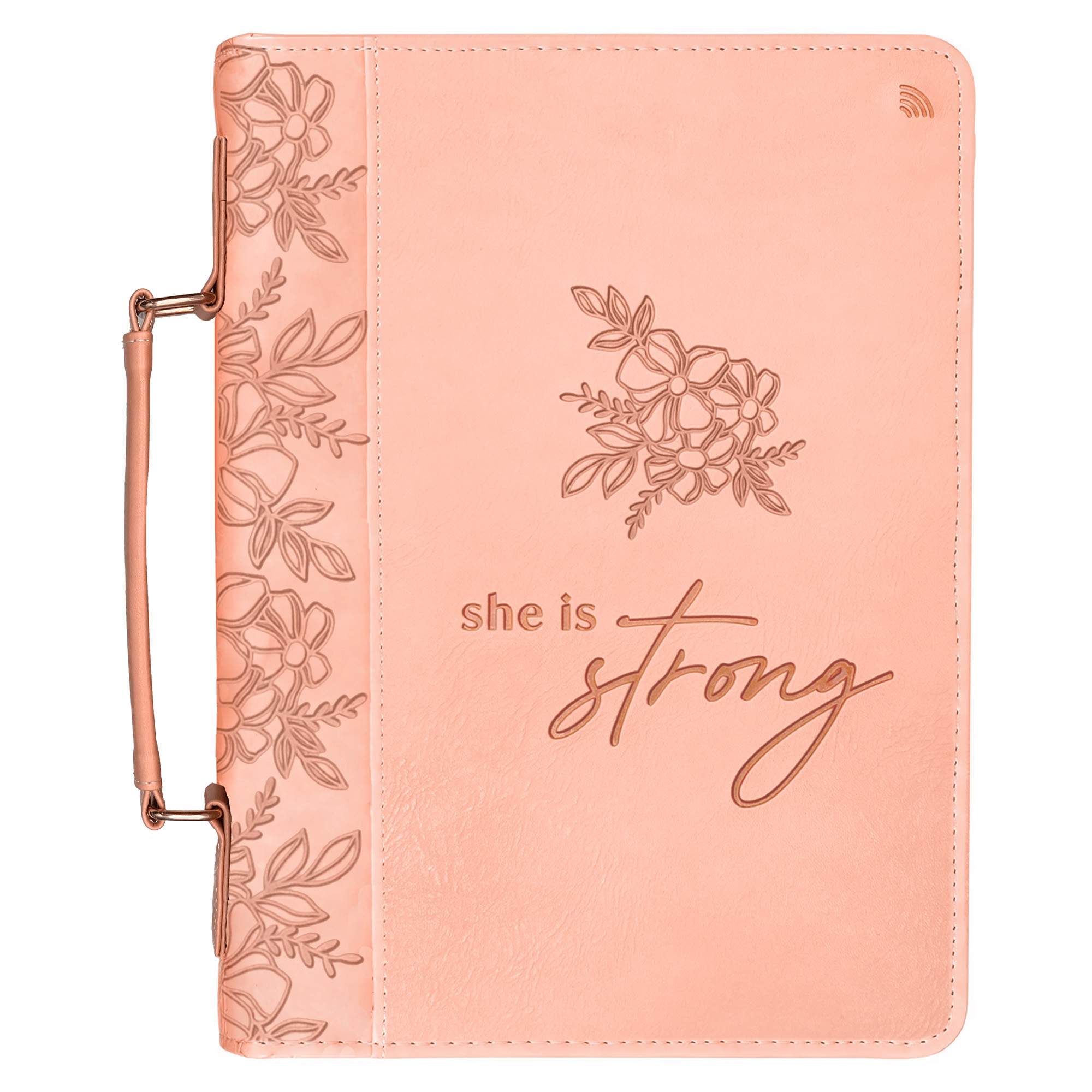 She is Strong - Extra Large — Proverbs 31:25, Pink Image